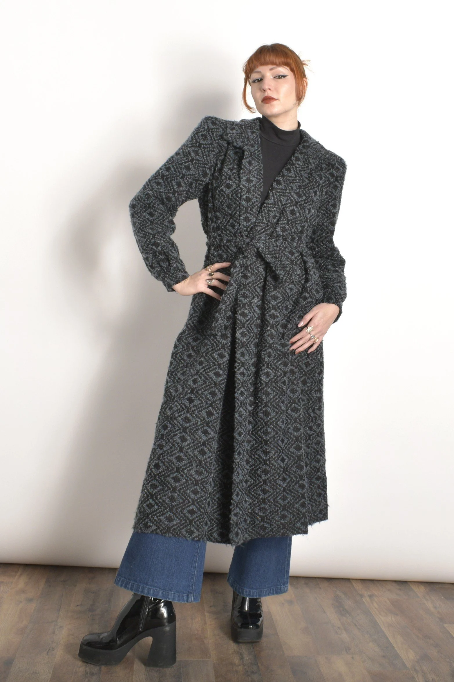 1980s Foxtail Cape Coat–OSFM — La Poubelle Vintage